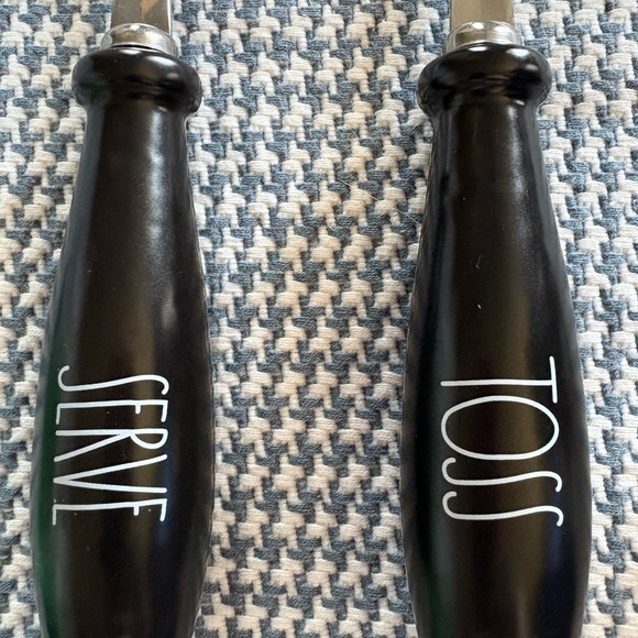 Rae Dunn Black and Silver Serving Utensils - Picture 2 of 4